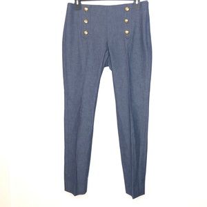 Banana Republic Sloan Mariner Chambray Skinny Pants - Size 0